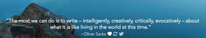 Oliver Sacks quote