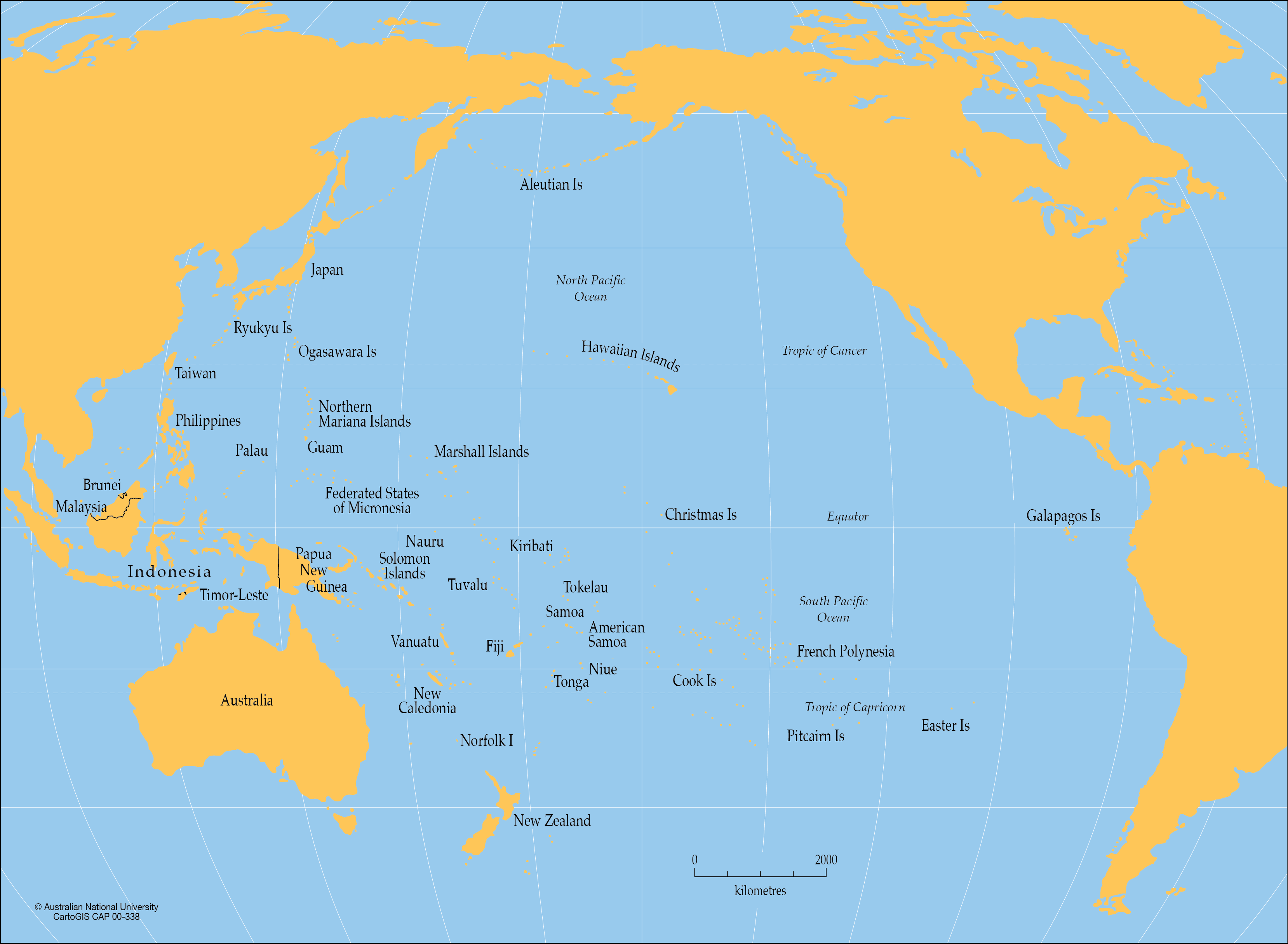 Pacific Ocean_Map